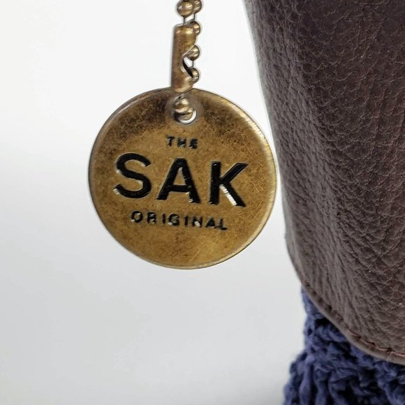 The Sak Square Knit Crescent Shaped Shoulder Purse - Picture 8 of 14